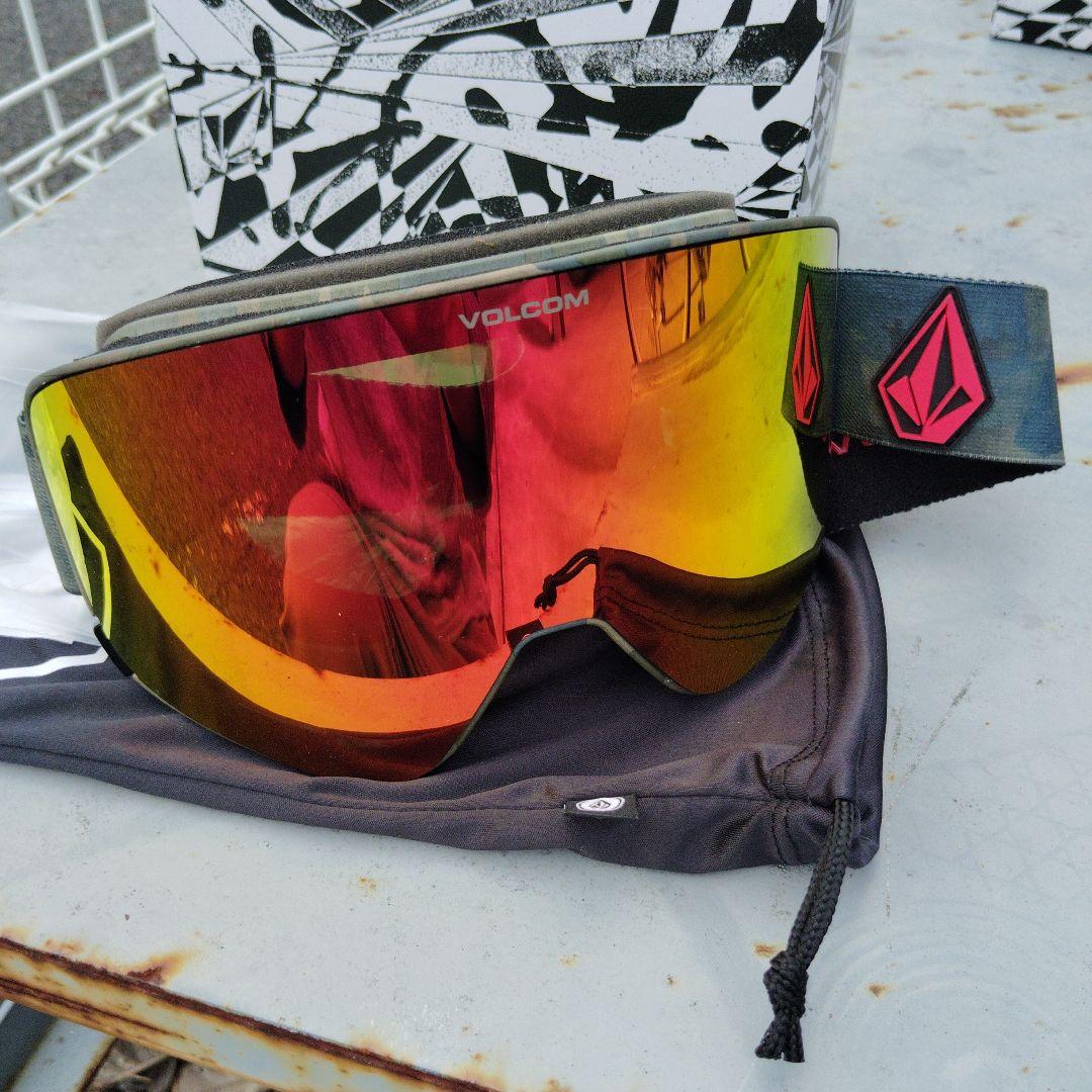 VOLCOM スノーボード ゴーグル 交換用レンズ付き