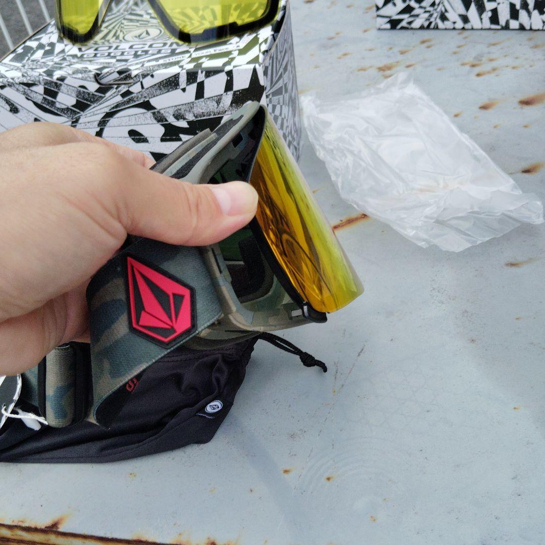VOLCOM スノーボード ゴーグル 交換用レンズ付き