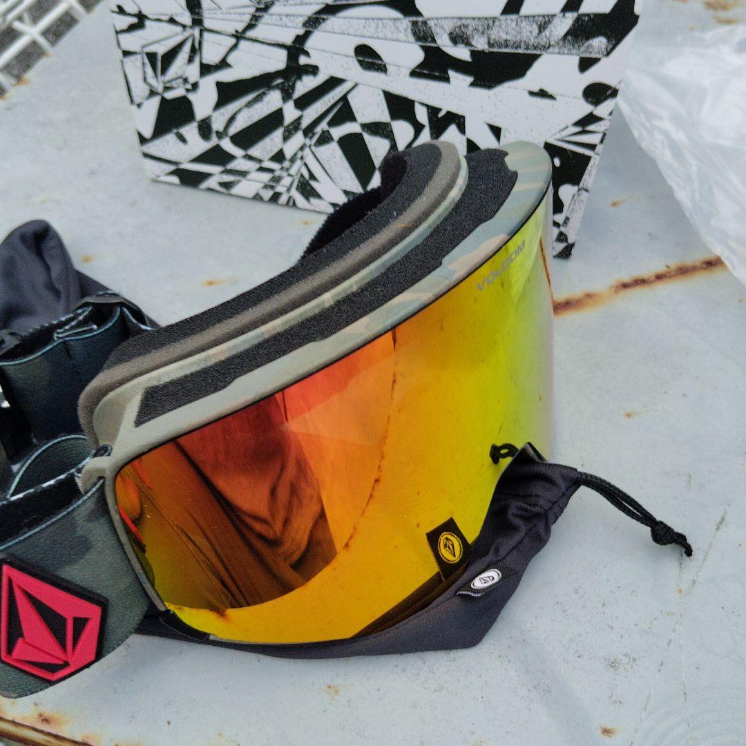 VOLCOM スノーボード ゴーグル 交換用レンズ付き