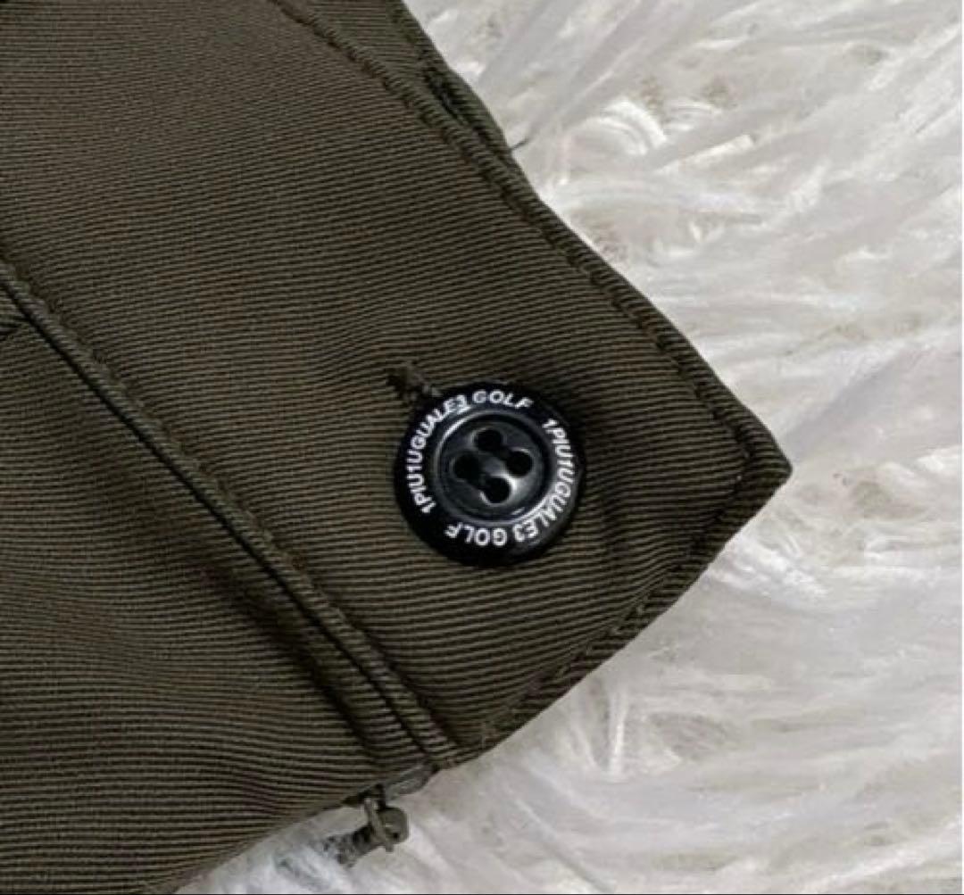 1PIU1UGUALE3 GOLF ウノピゥウ ミニスカートカーキ系 刺繍　M