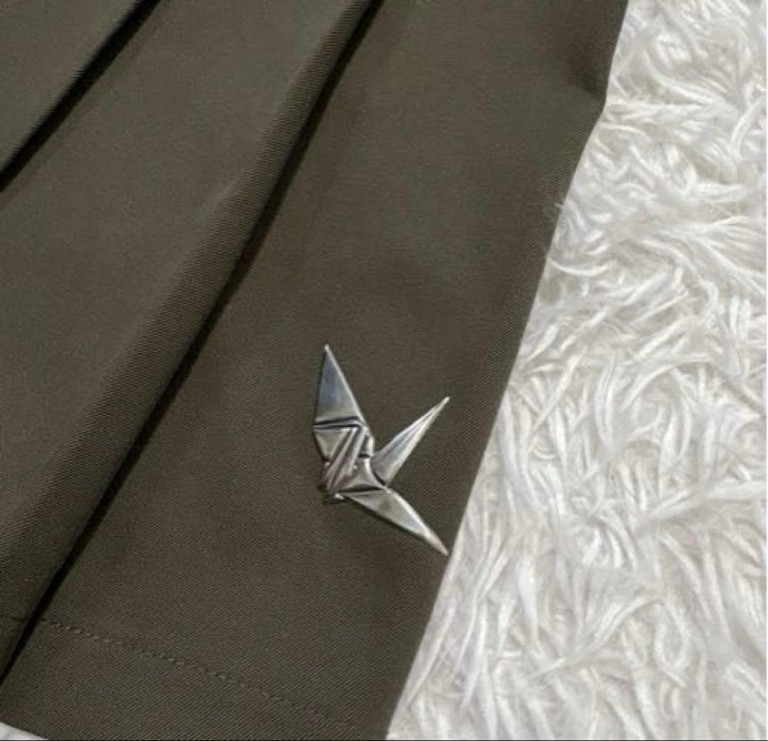 1PIU1UGUALE3 GOLF ウノピゥウ ミニスカートカーキ系 刺繍　M
