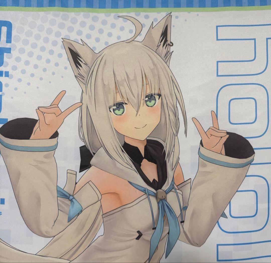 ホロライブ 白上フブキ タペストリー アトレ秋葉原 ホロアトレ 2019年