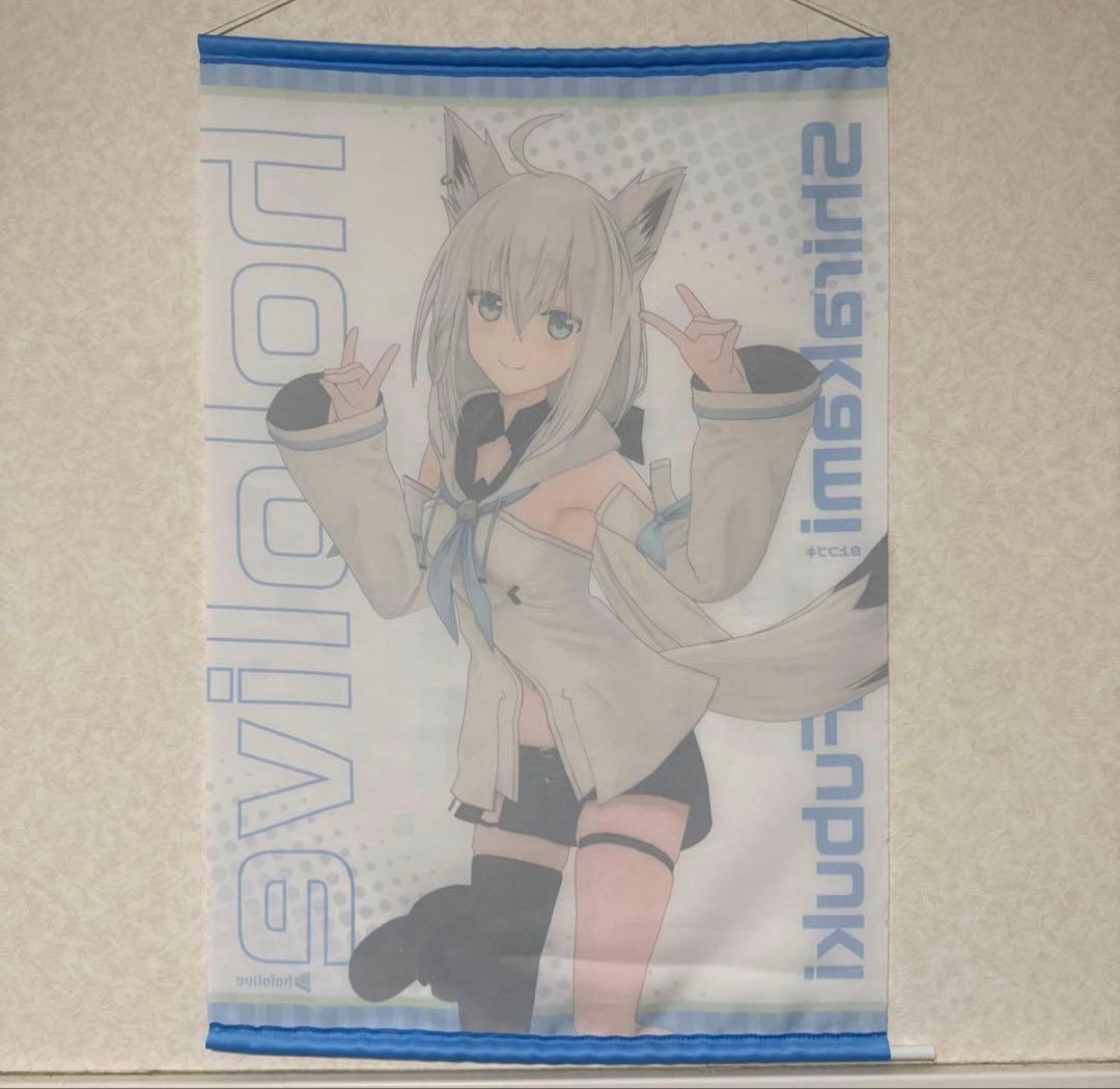 ホロライブ 白上フブキ タペストリー アトレ秋葉原 ホロアトレ 2019年