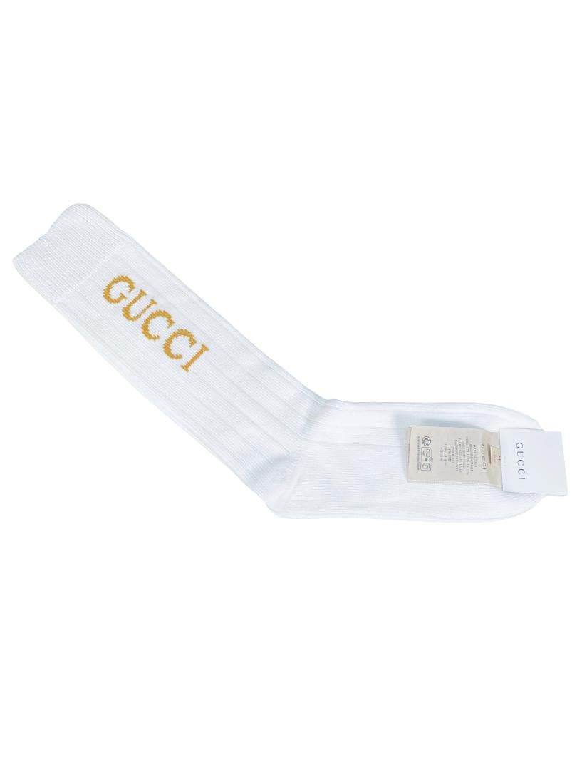 【新品】GUCCI グッチ ソックス ロゴ ラッピングセット付き