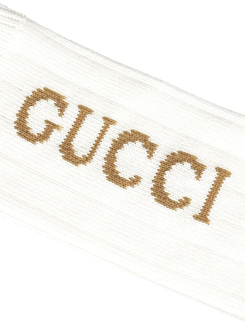 【新品】GUCCI グッチ ソックス ロゴ ラッピングセット付き