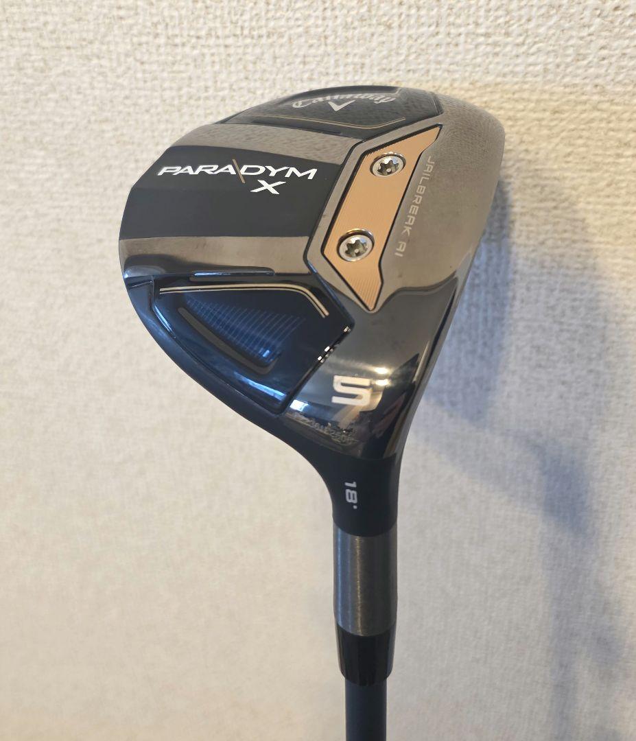 ☆超美品☆キャロウェイ フェアウェイウッド PARADYM X 5w 18°