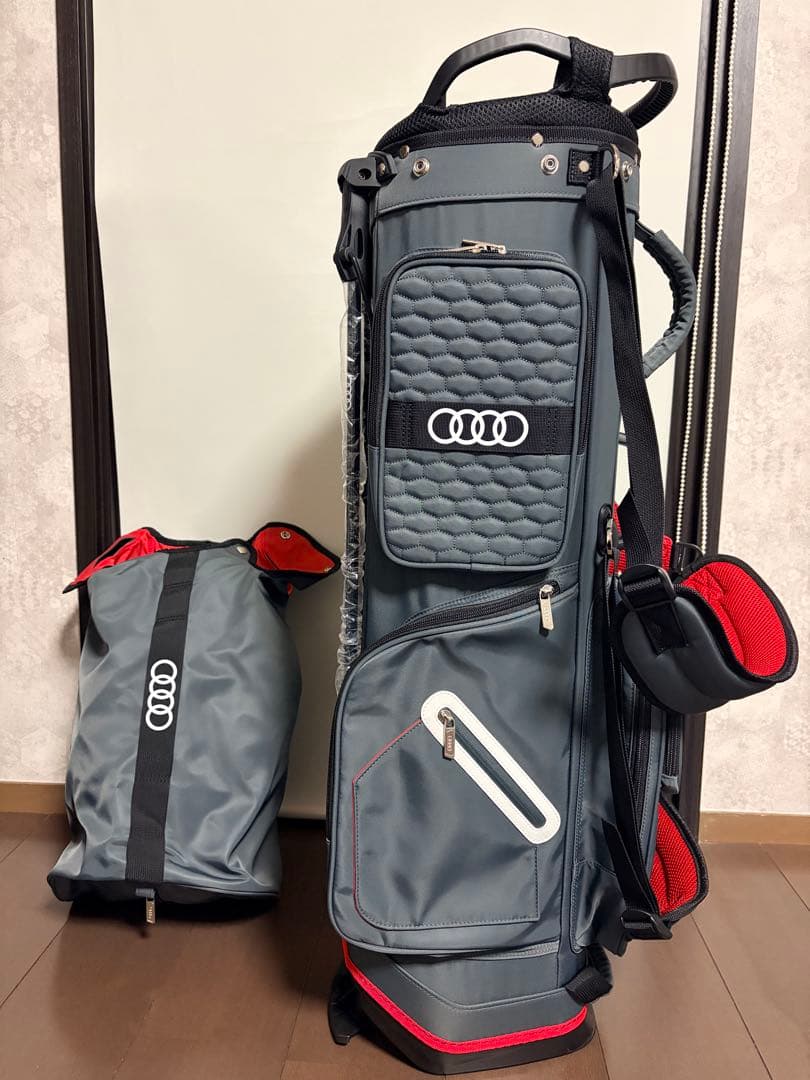 Audi キャディバッグ グレー