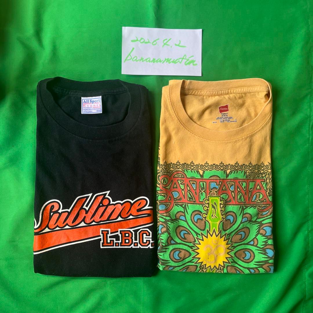 O*a様 バンドT Sublime Santana Sonic Youth et