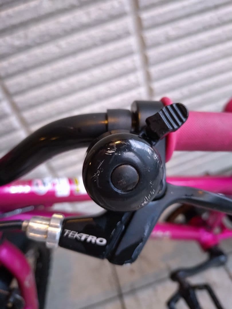 ヨシバサイクル 子供用自転車 18インチ ピンク　水よけオプション付　補助輪有