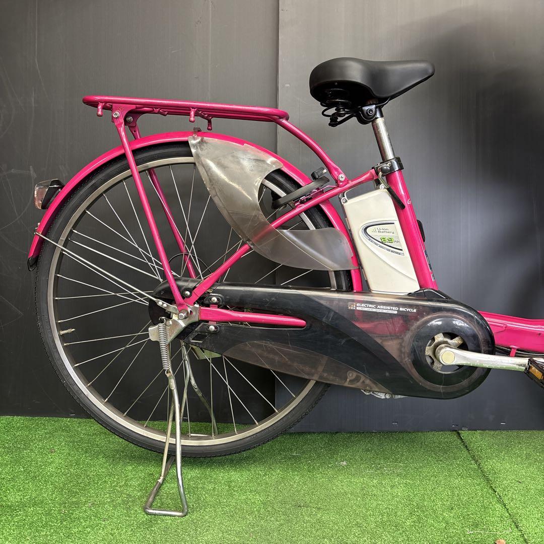 電動自転車 Panasonic Gyutto ピンク 3人乗り対応　54