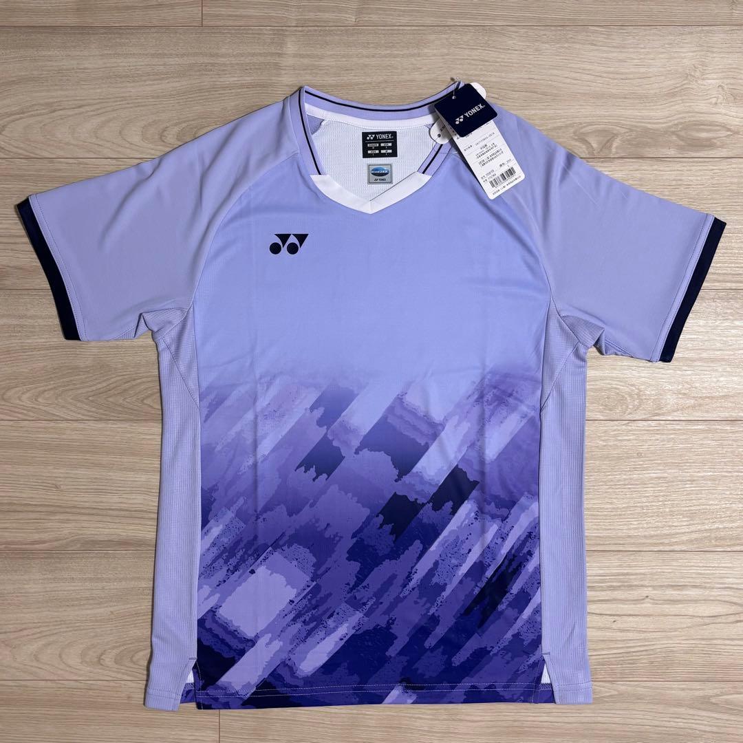 YONEX バドミントンシャツ 中国代表シー・ユーチー選手着用　Lサイズ　紫