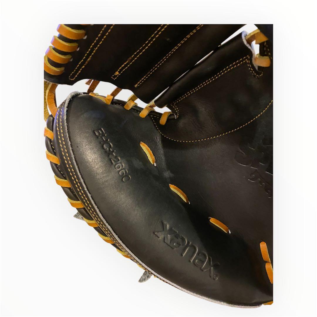 美品　硬式グローブ 野球 キャッチャーミット ザナックス　Xanax