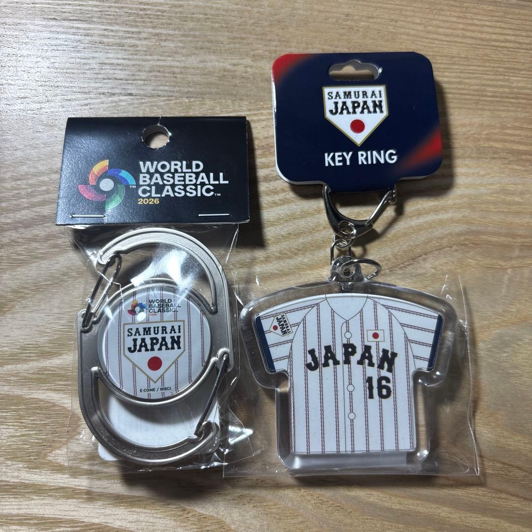 WBCワールドベースボールクラシックオフィシャルNo16大谷翔平選手グッズ４種