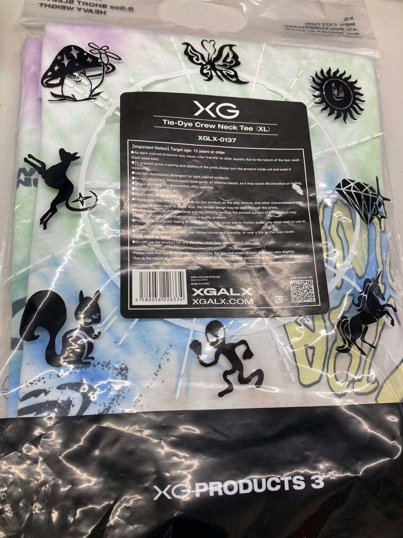 XG Tie-Dye Crew Neck Tee タイダイTシャツ XL