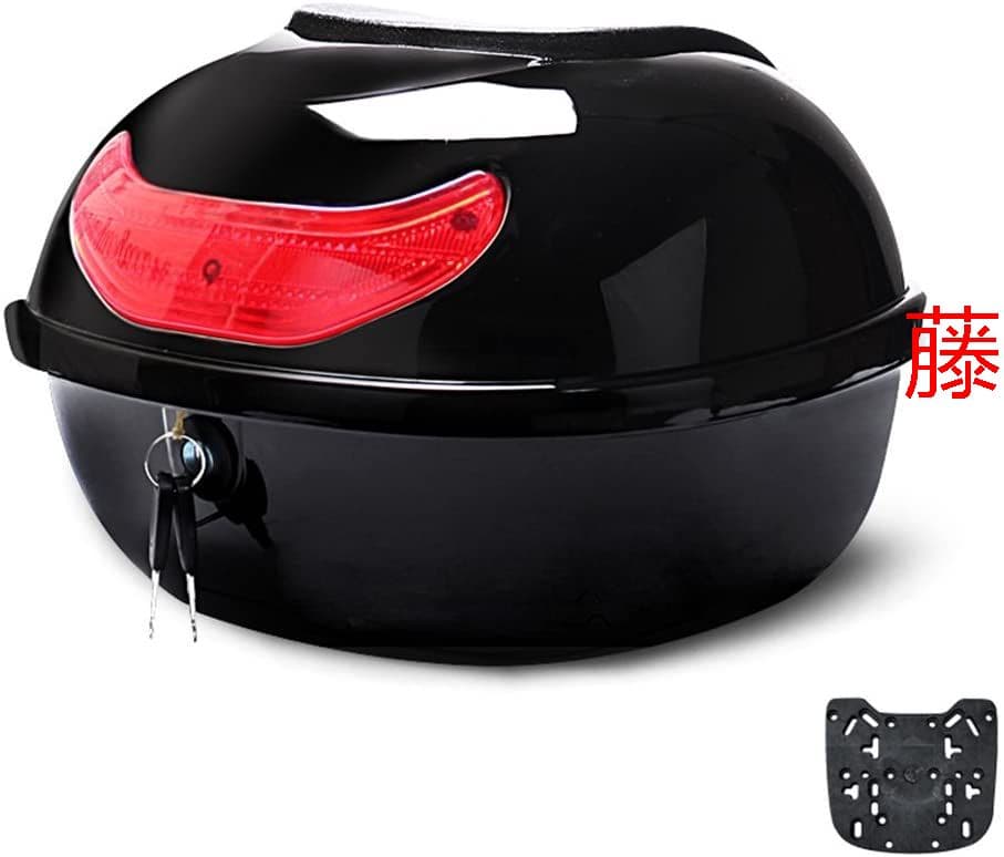 リアボックス 背もたれ バイクボックス 原付 25L 小型 防水 防振 汎用n