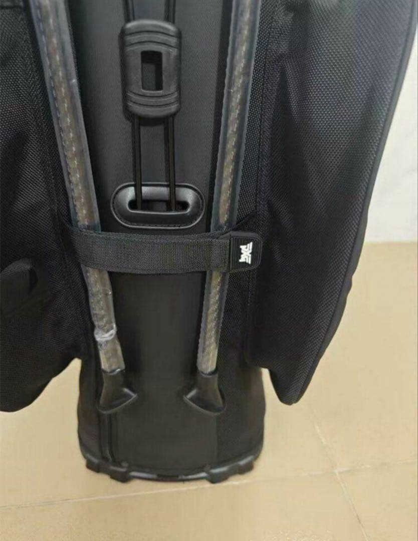 PXG ゴルフ キャディバッグ 6分割 ゴルフバッグ クラブケース 黒