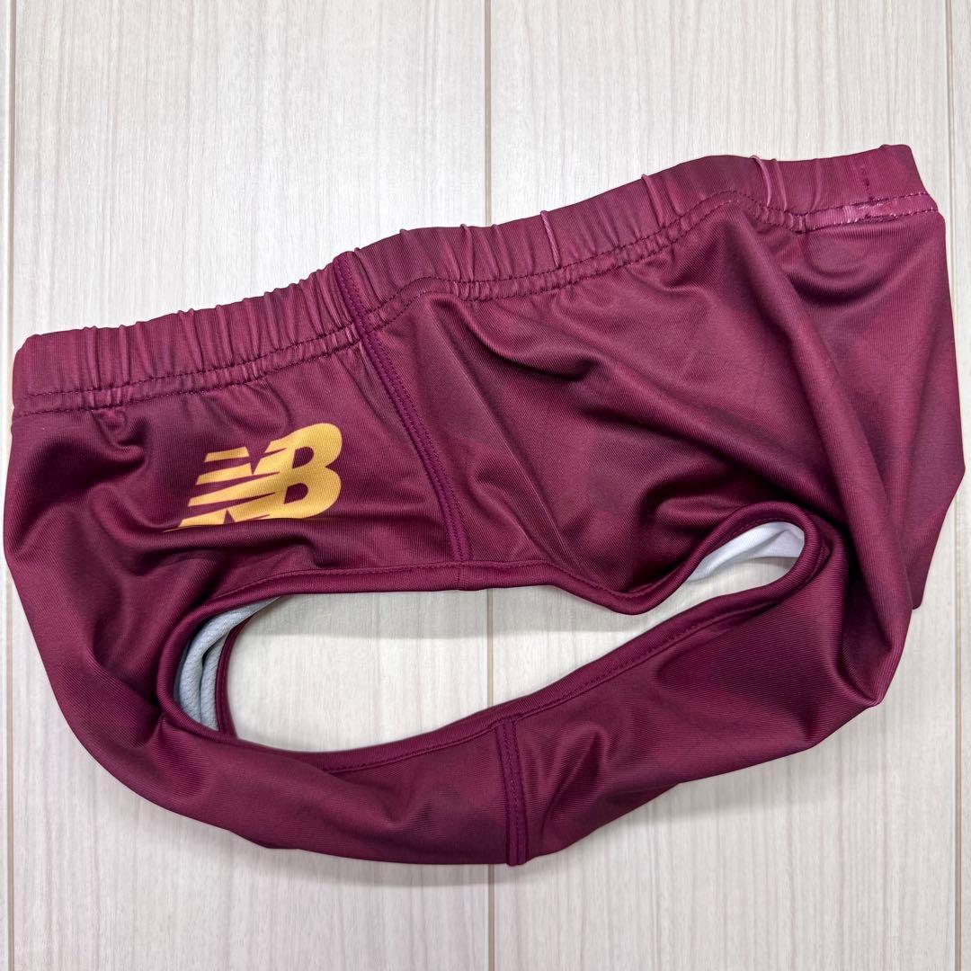 ニューバランス　女子陸上レーシングショーツ　エンジ(アーガイル)　Mサイズ　新品