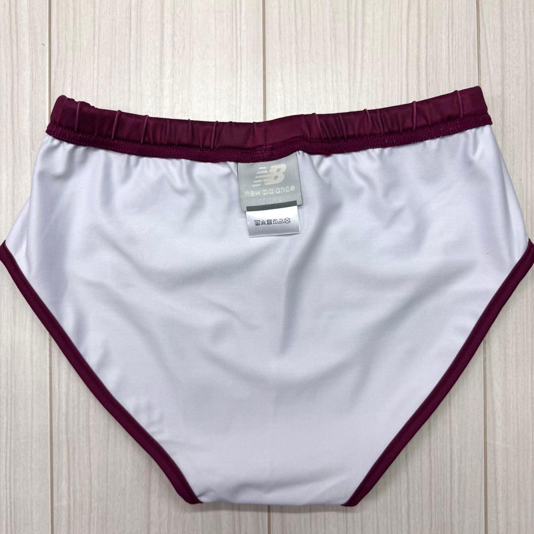 ニューバランス　女子陸上レーシングショーツ　エンジ(アーガイル)　Mサイズ　新品