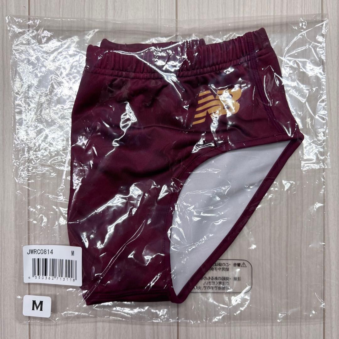 ニューバランス　女子陸上レーシングショーツ　エンジ(アーガイル)　Mサイズ　新品