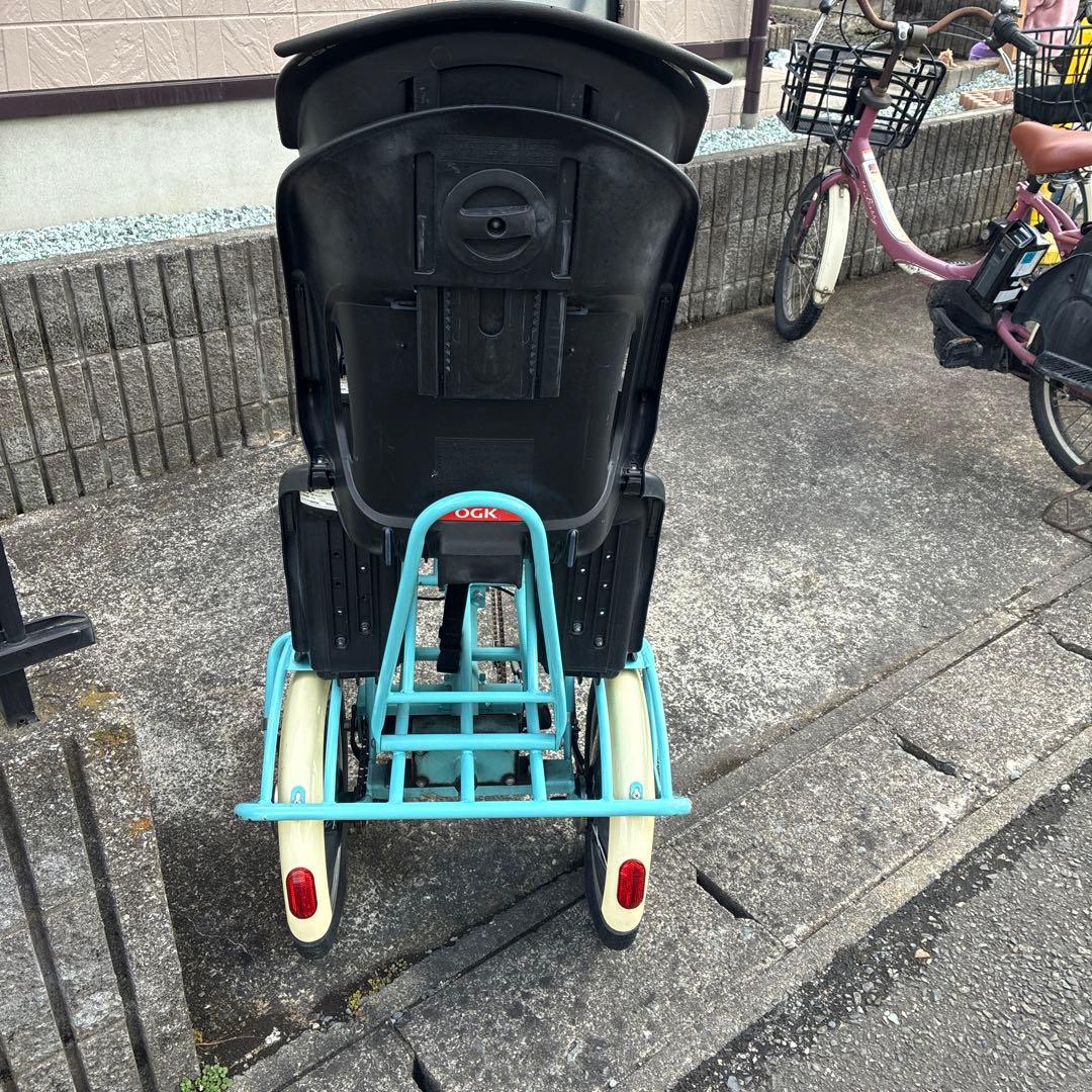 ふたごじてんしゃ　非電動 水色　要修理