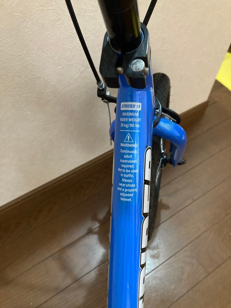 【美品】14X STRIDER バランスバイク 青