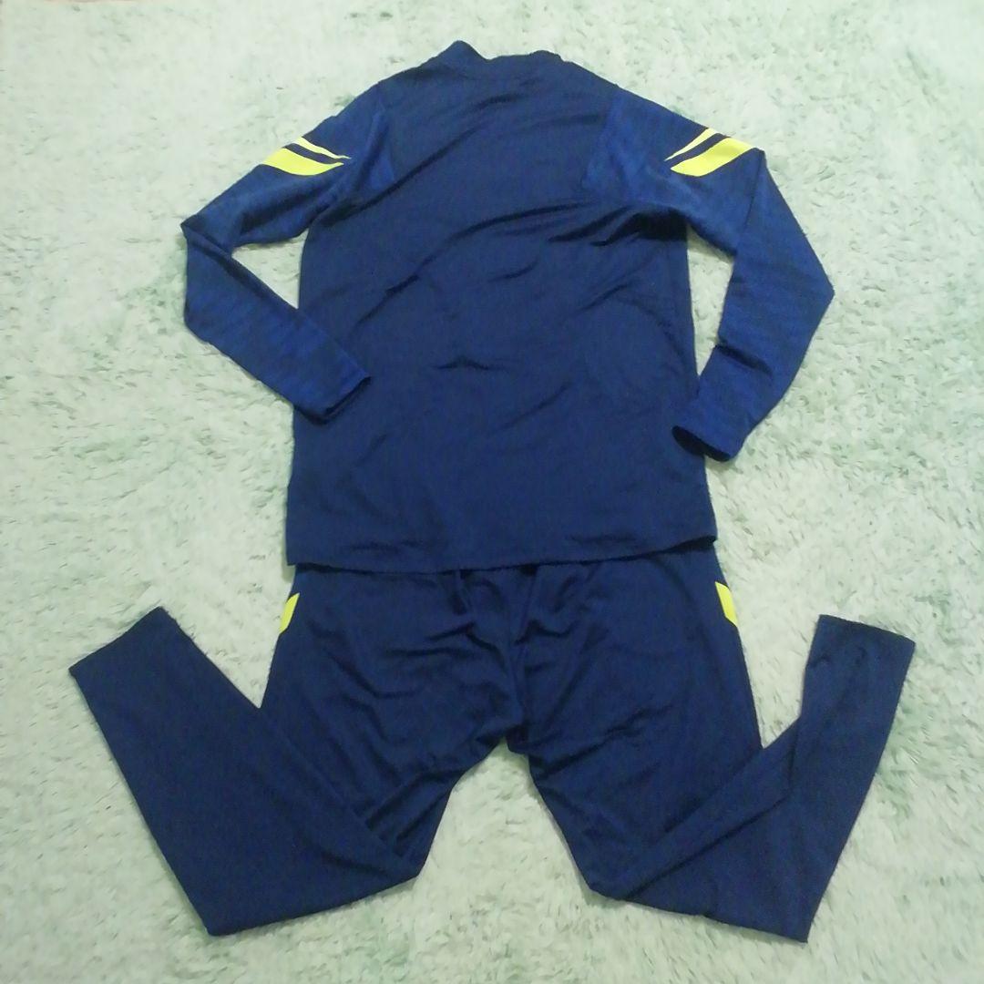 ★Nike DRI-FITスリムフィットドリルジャージ XL ネイビー上下XL★