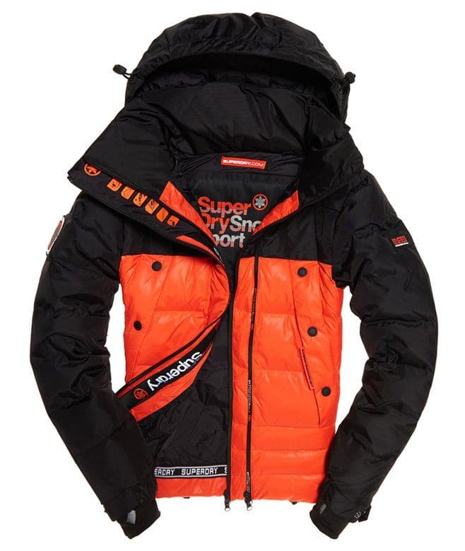 【タグ付新品】SuperdryスキーダウンパファージャケットM