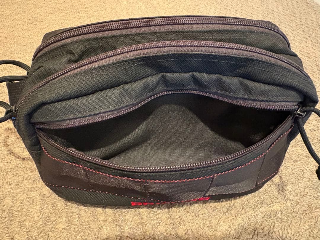 BRIEFING DOUBLE ZIP POUCH MW カートバッグ　ポーチ