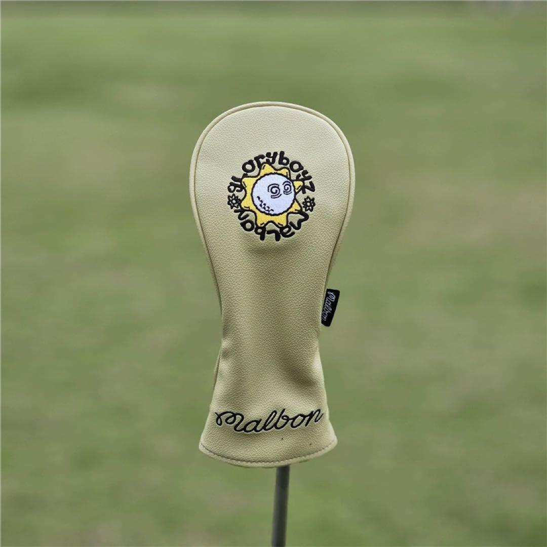 【シーズン新製品3点セット】ひまわりMalbon Golfマルボンゴルフカバー