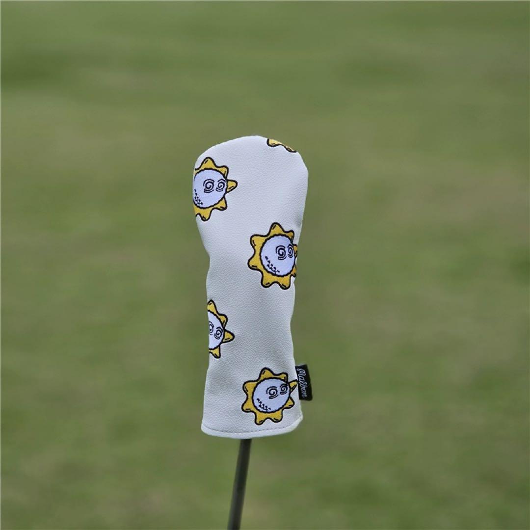 【シーズン新製品3点セット】ひまわりMalbon Golfマルボンゴルフカバー