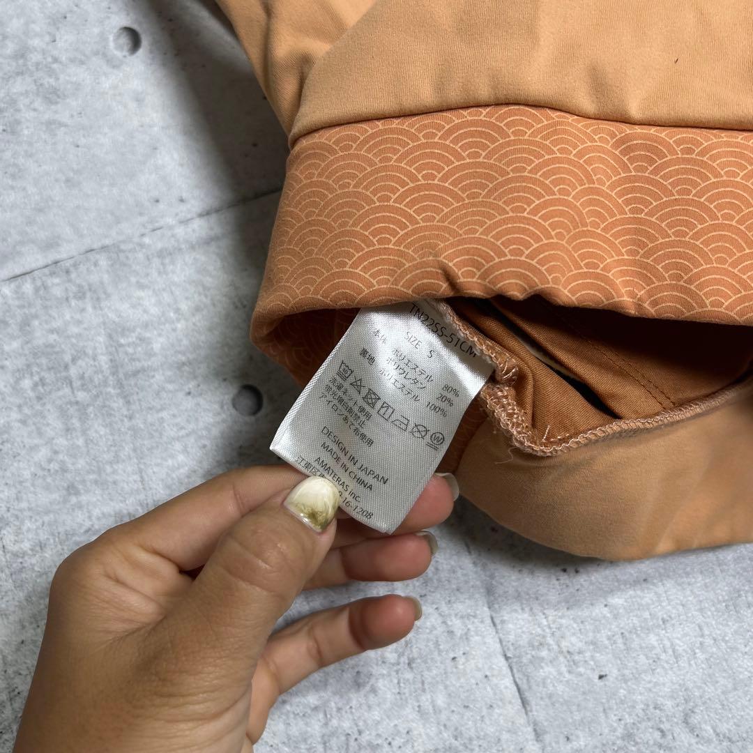 ヨガ・ピラティス TENN training wear set up orange S