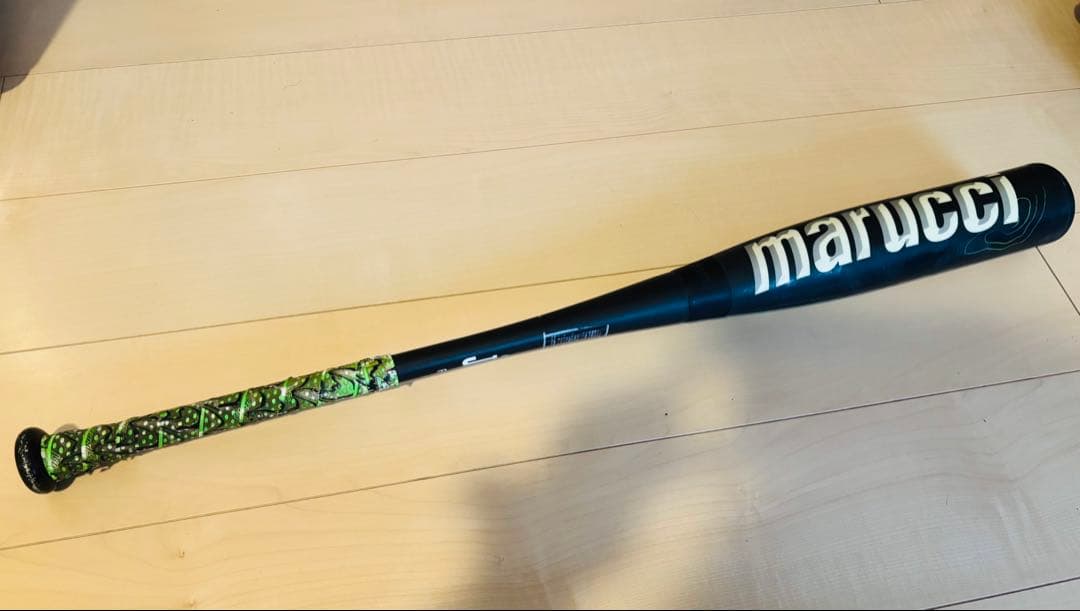 80cmMarucciWaniCrusher バットケース付き軟式少年野球緑ワニ