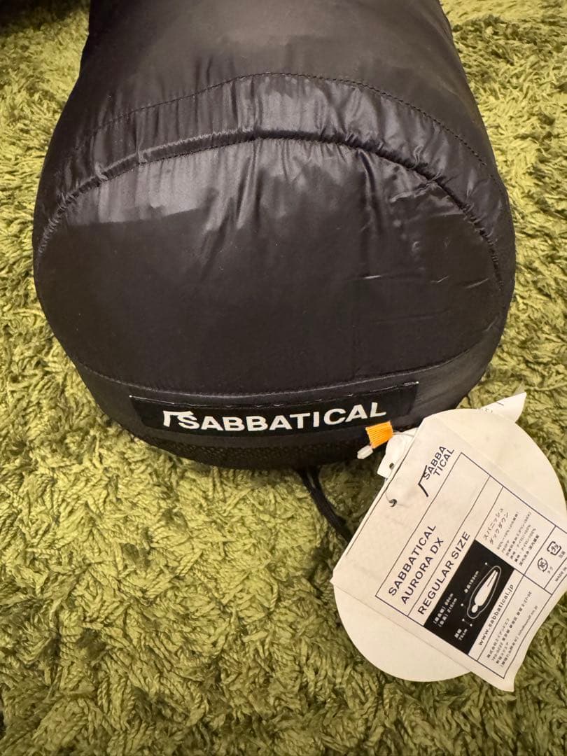 ナンガSABBATICAL サバティカル オーロラDX レギュラーサイズ 寝袋