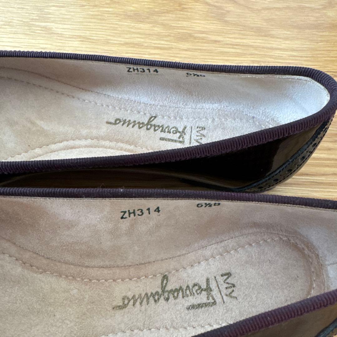 Ferragamo 6.5 バレリーナフラット
