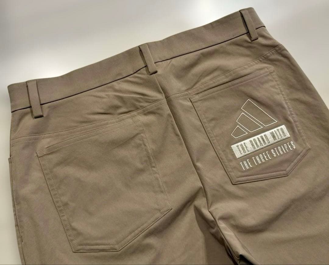 アディダスゴルフ　メンズ　ストレッチ　5ポケット　撥水　ロング　パンツ　LL