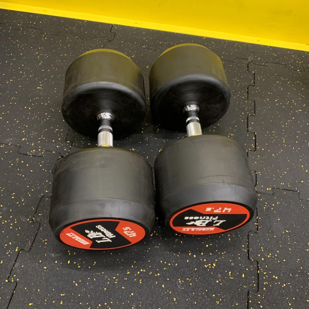 ラバーダンベル47.5kg×2個SET