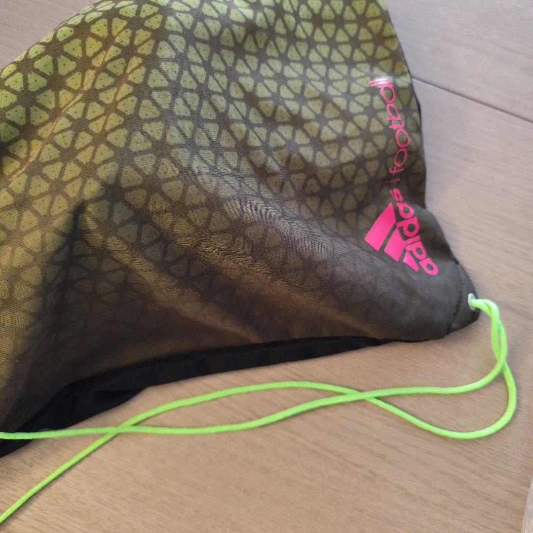 adidas サッカーシューズ グリーン/ピンク FG