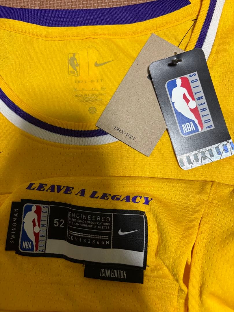 新品タグ付 正規品 定価16500円 八村塁 Lakers ユニフォーム