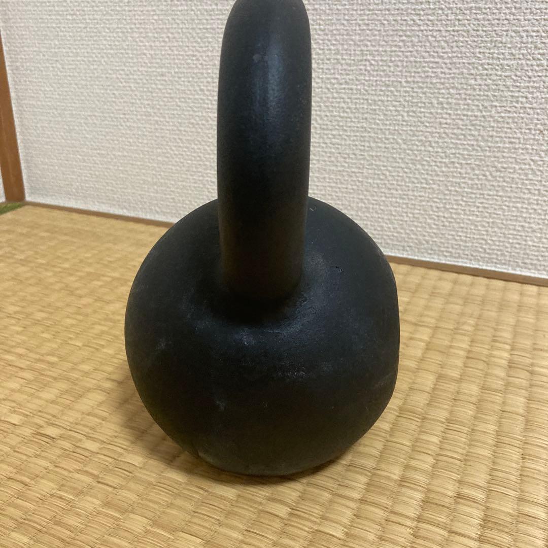 16kg 鋳鉄製 ケトルベル 黒