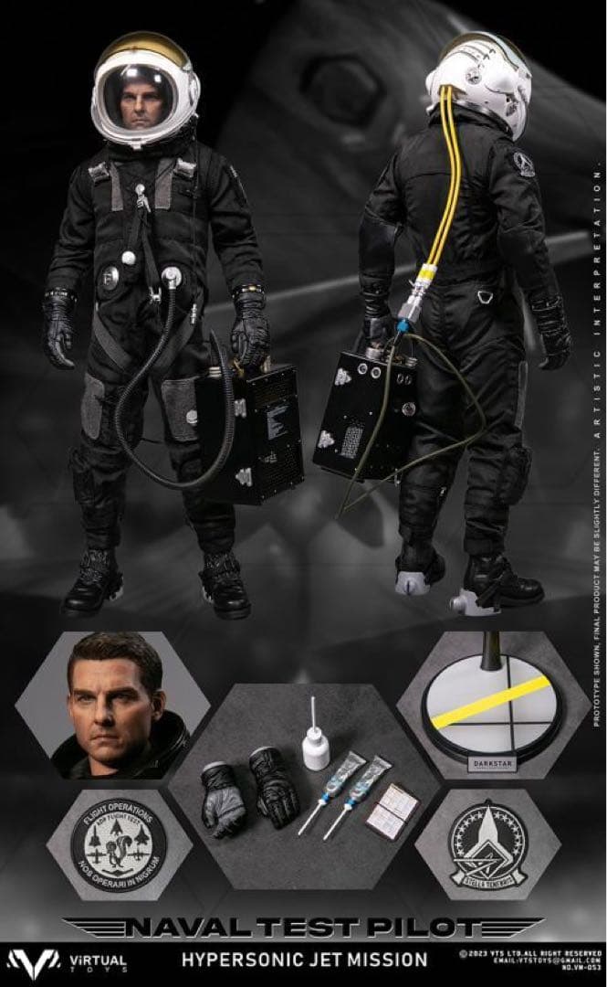 VTS TOYS Naval Test Pilot 1/6フィギュアトムクルーズ