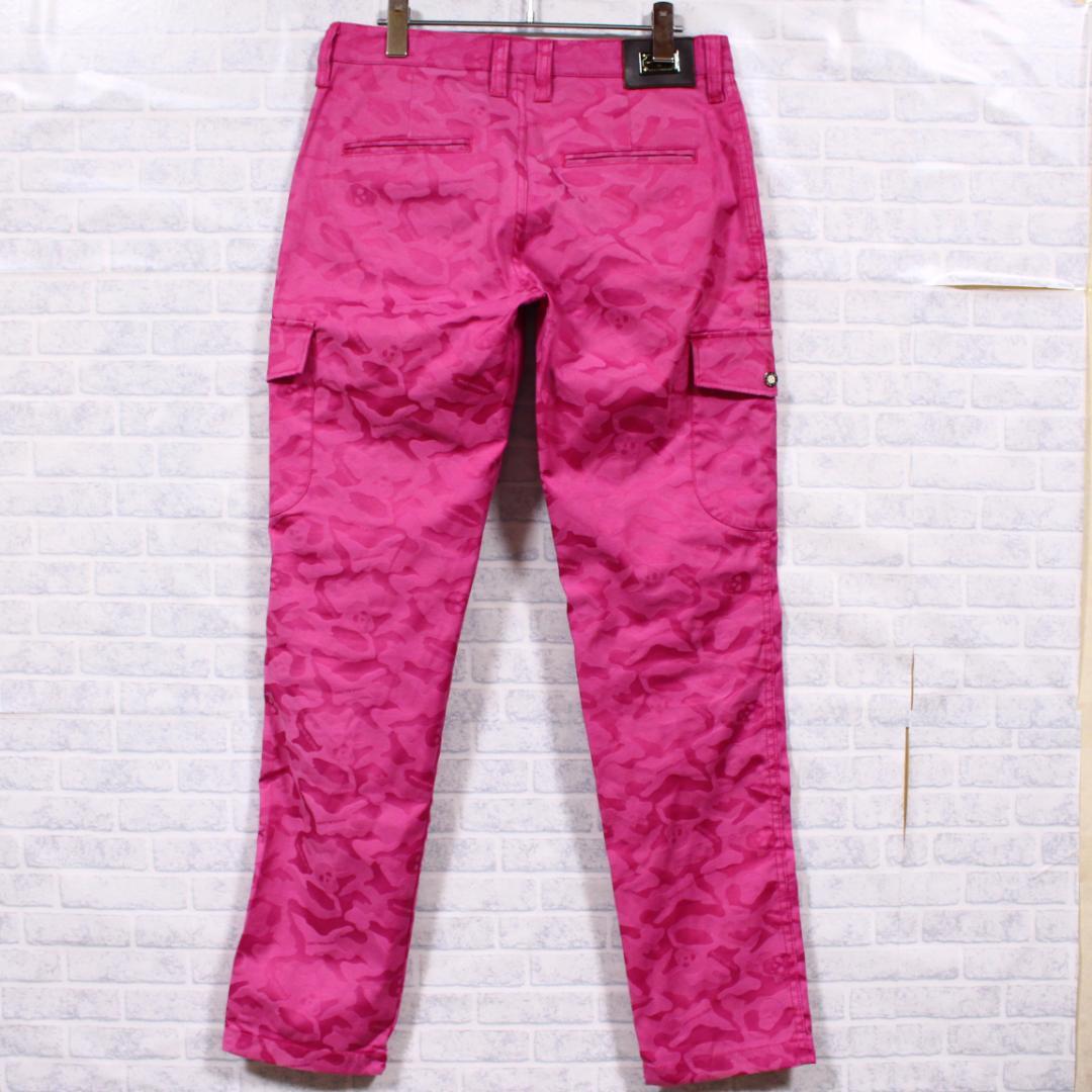 MARK&LONA カモフラ スカル ゴルフパンツ マークアンドロナ 迷彩 総柄