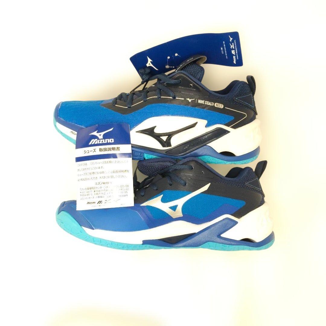 MIZUNO WE-FLY 2バレーボールシューズメンズ 25cm ブルー 新品