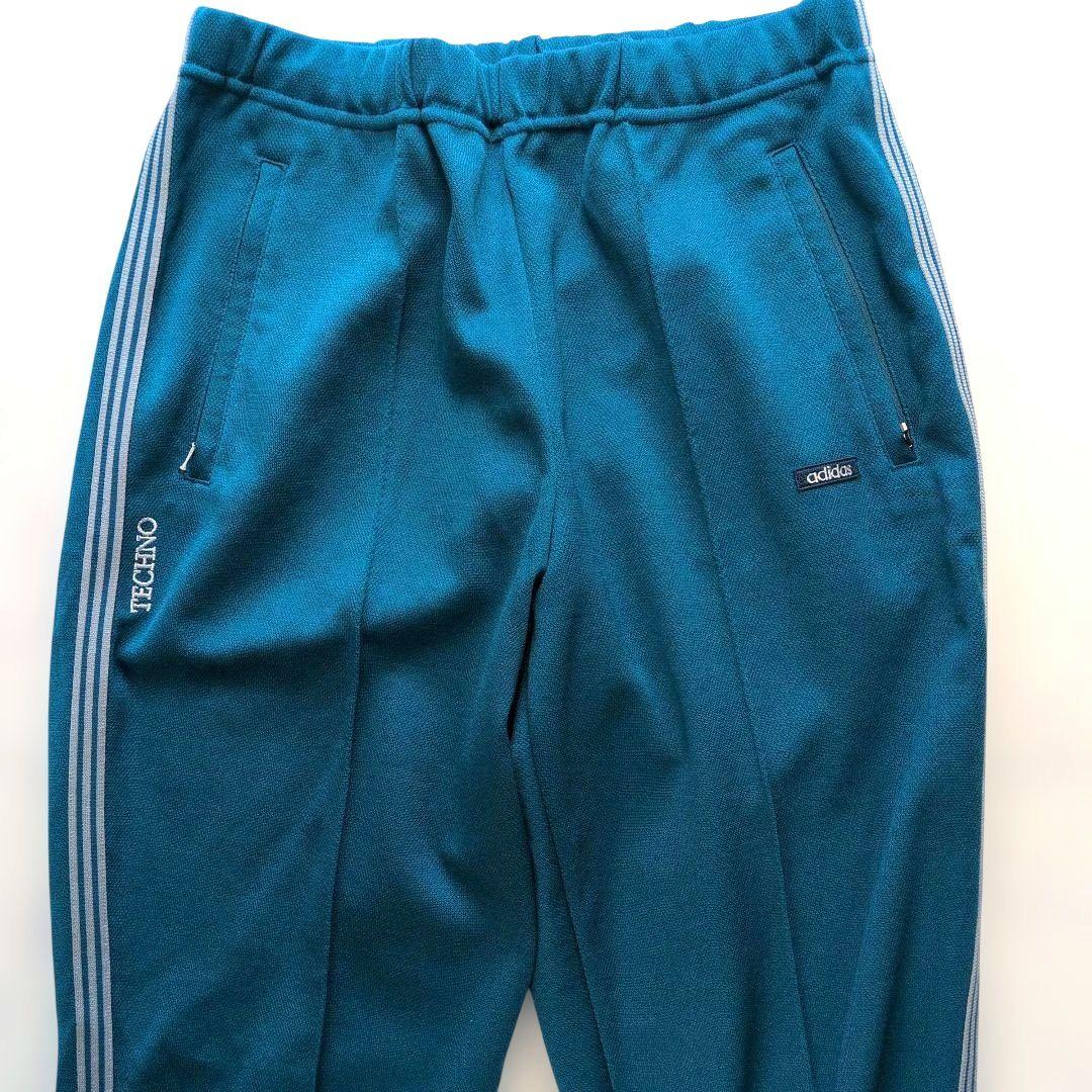 adidas AD-7P ジャージパンツ サイズ80 アクアブルー