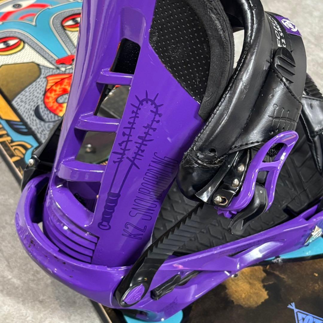 K2 FASTPLANT 160cm スノーボード バイン付き B41