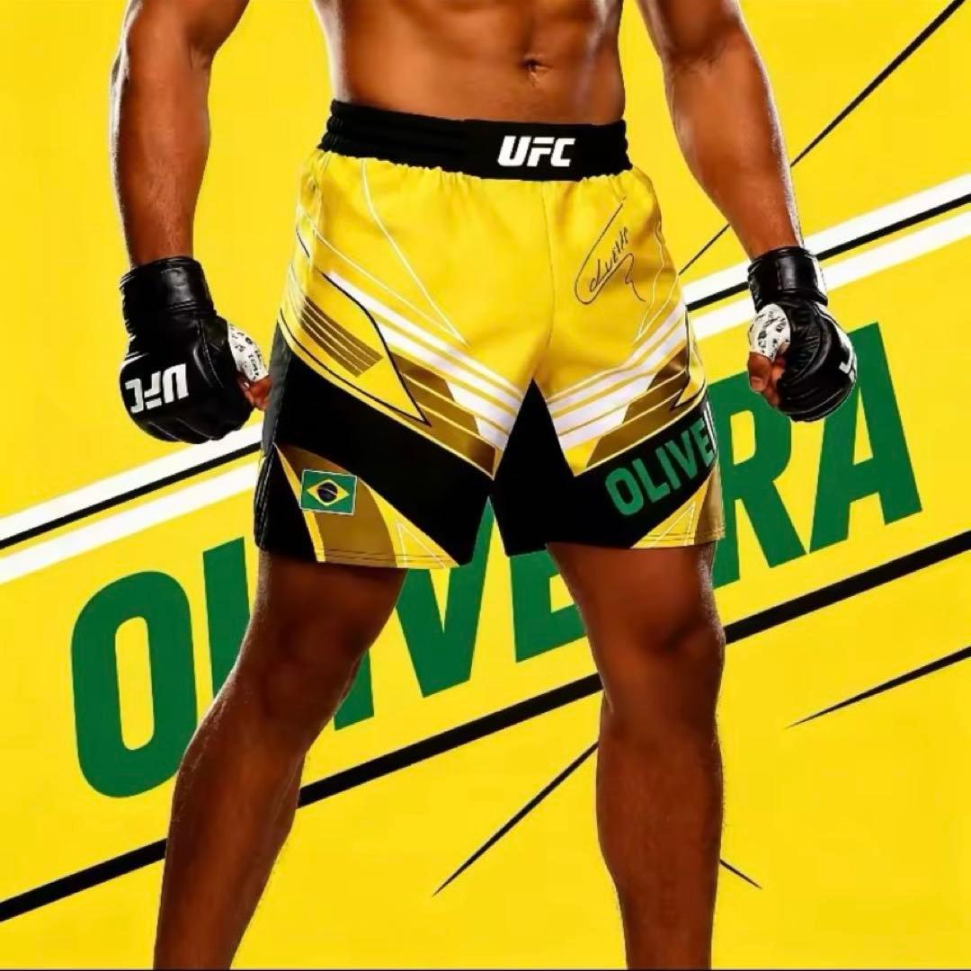 UFC OLIVEIRA ショートパンツ イエロー/ブラック