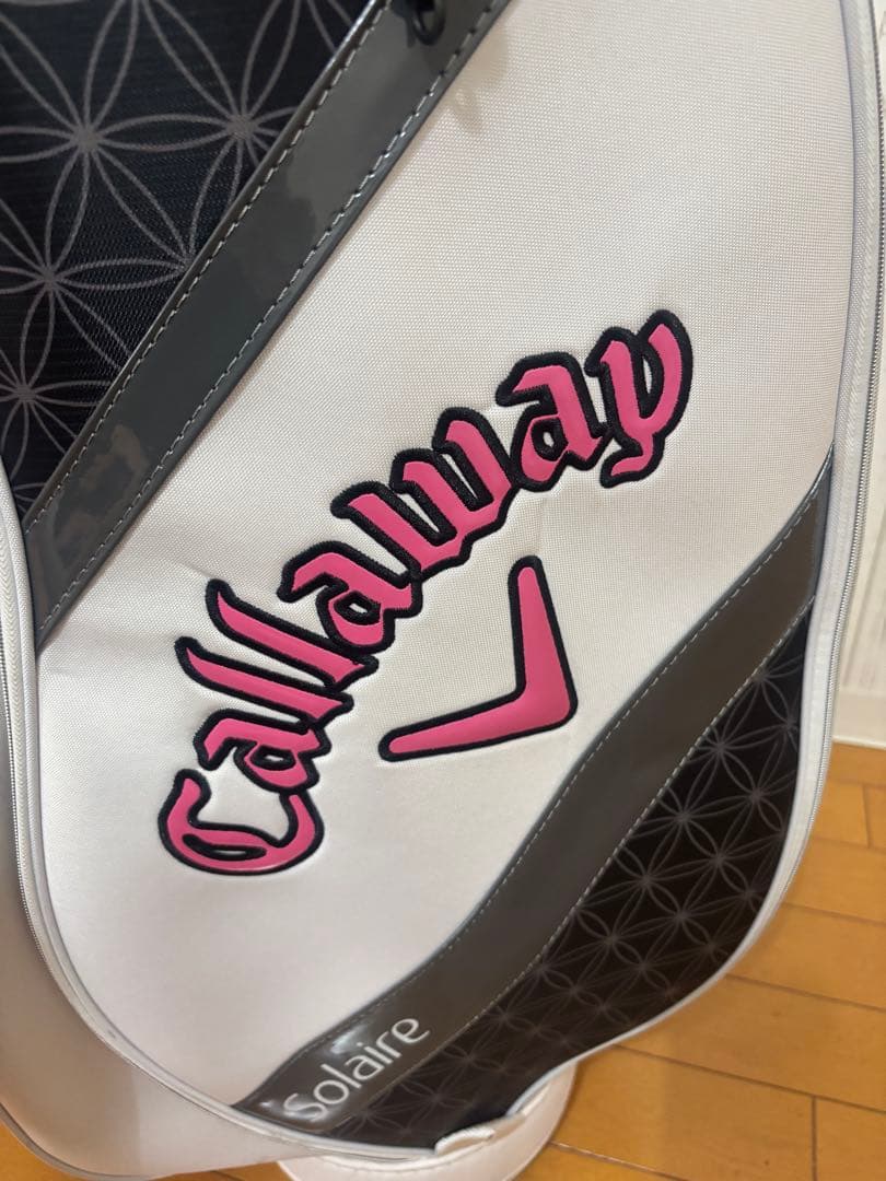 Callaway Squire キャディバッグ ホワイト/ブラック