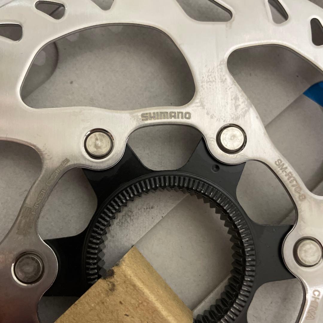 完成車外し　未使用　SHIMANO105ディスクローター　160㎜　2枚セット
