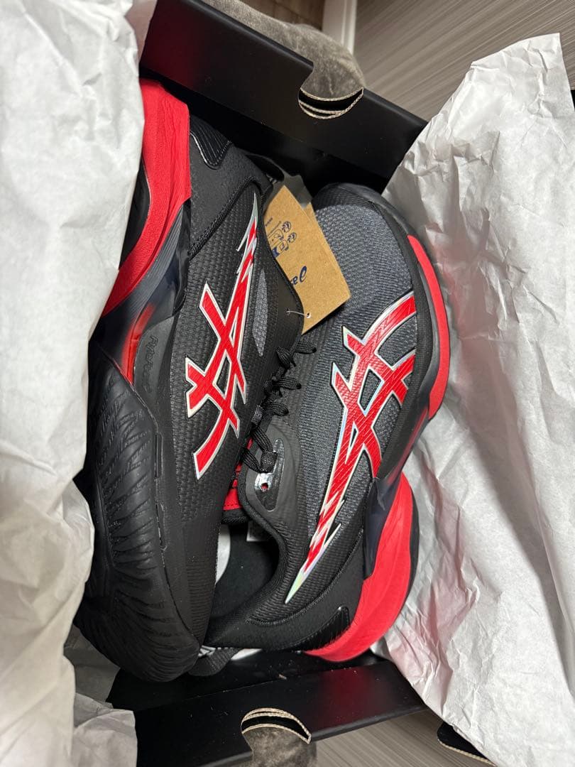 新品未使用_ASICS_SWIFTACE YUKI ブルズカラー 27.5cm