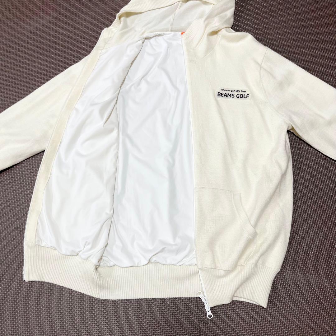 BEAMS GOLF 裏地付き防風ニットパーカー ビームスゴルフ