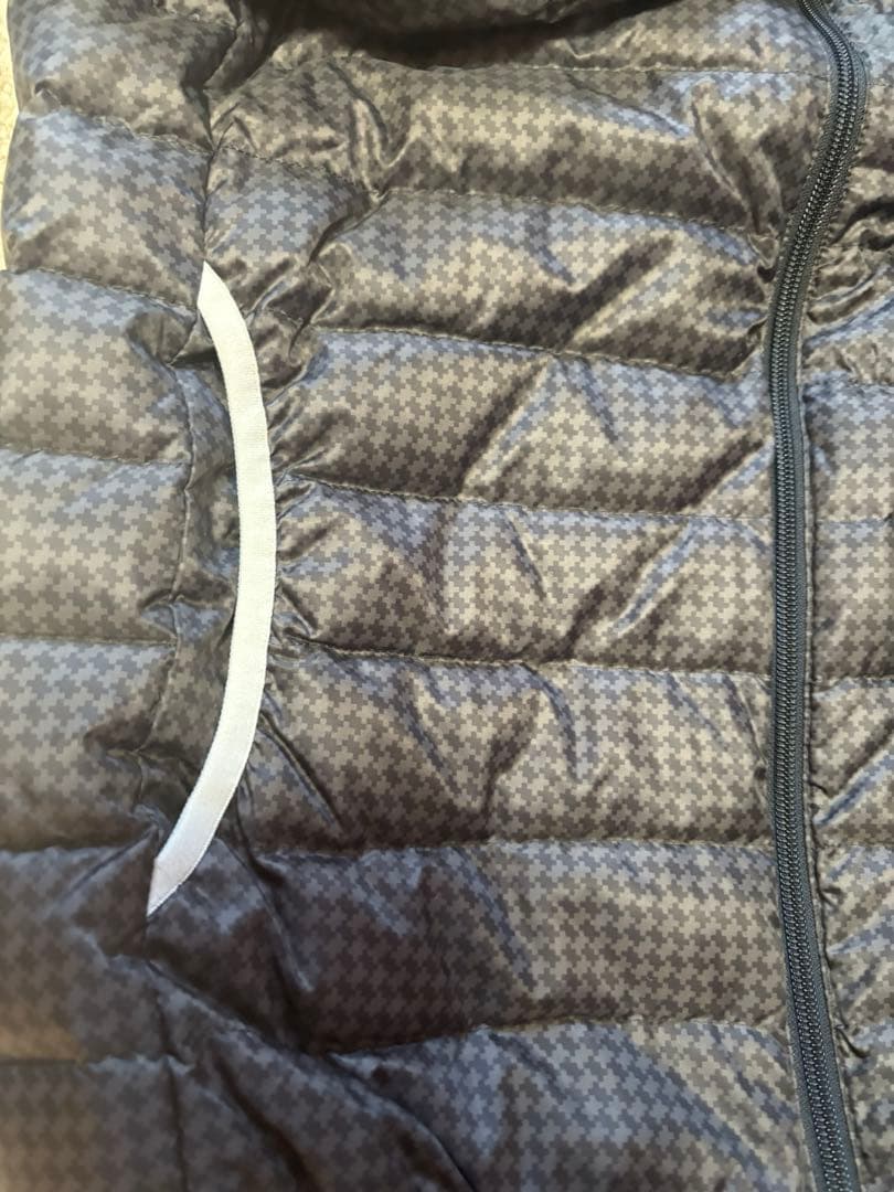 Callaway ダウンジャケット ダークグレー チェック柄